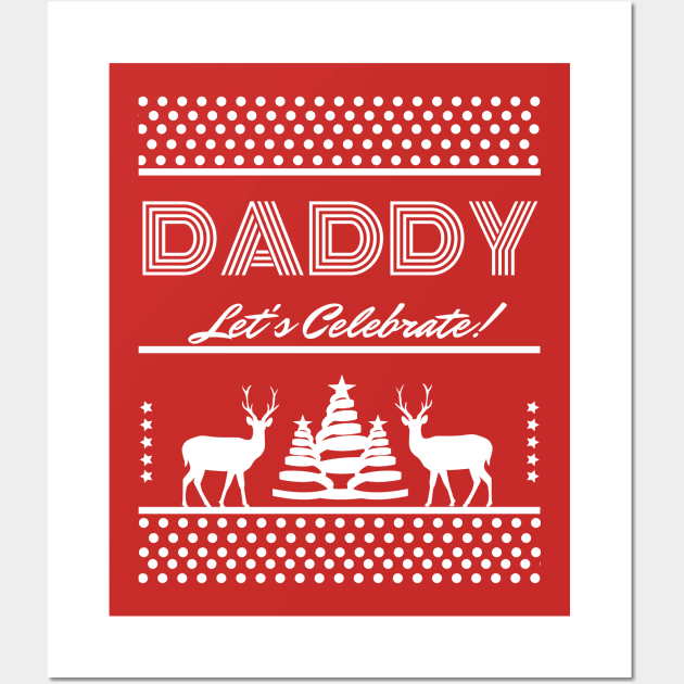 Merry Christmas daddy Wall Art by rayanammmar